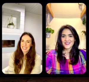 Ketshop Cofounder Mari Collins Harris interviewing with Modern Mom Problems podcast